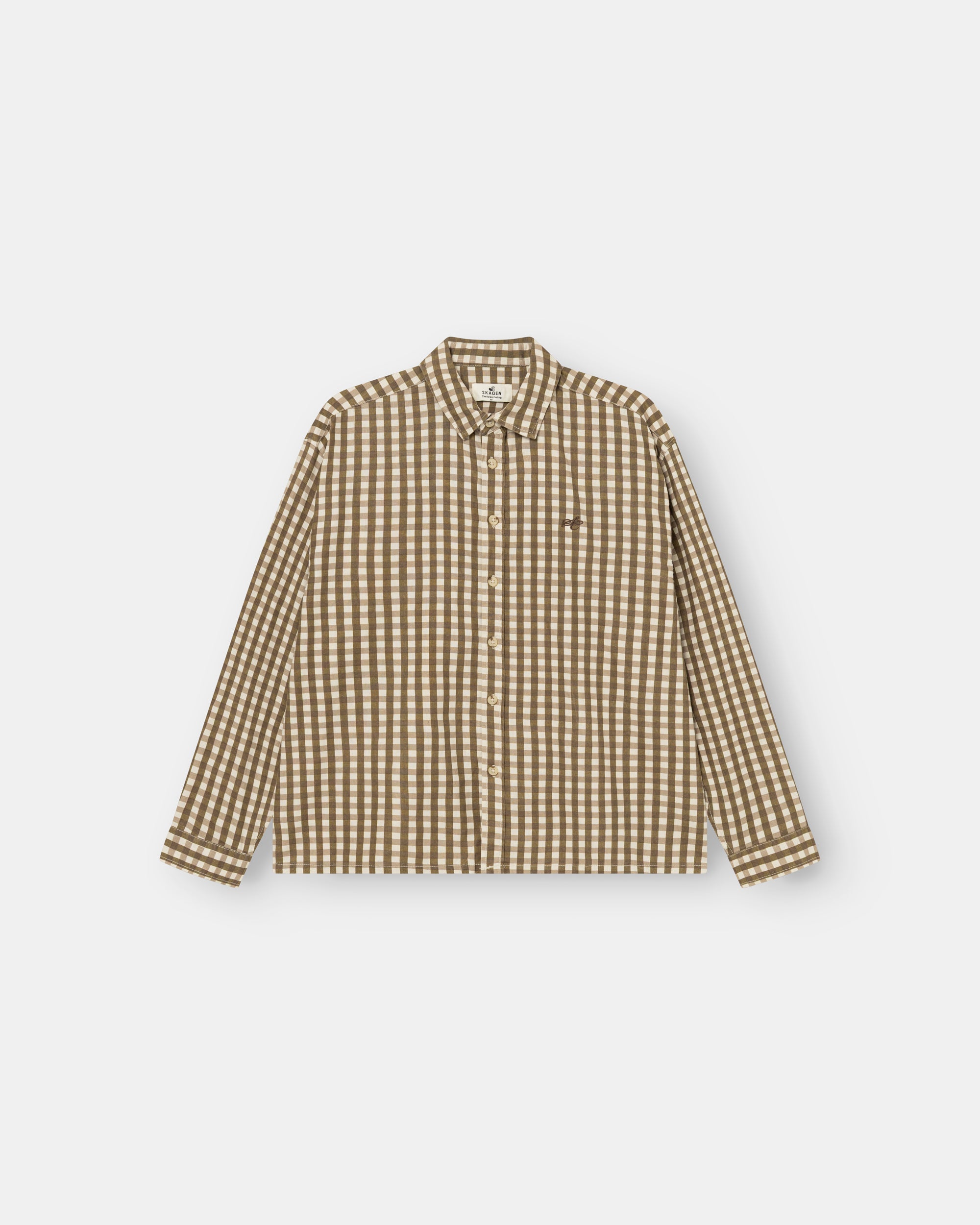 Checked Shirt Mokka
